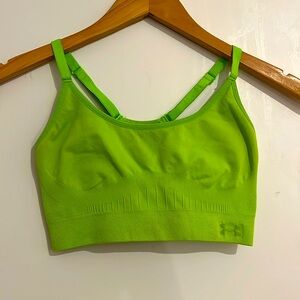 Lime Green Under Armour Sports Bra